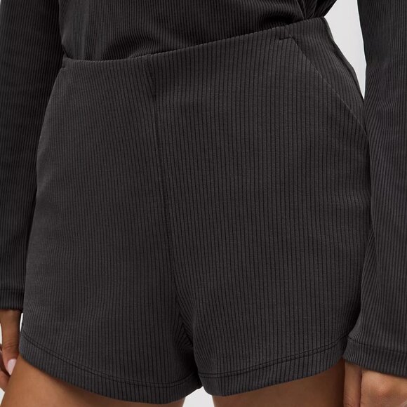 Lululemon Ribbed Softstreme High-Rise Short - Picture 2 of 2